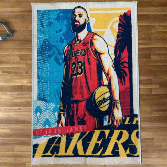 LeBron James NBA Rug