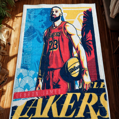 LeBron James NBA Rug